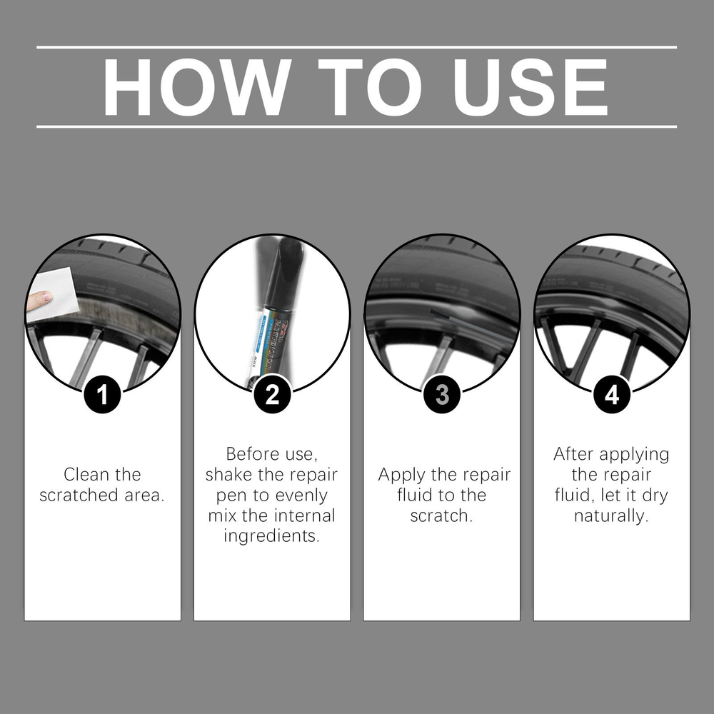 Car Wheel Scratch Repair Pen